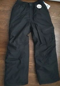 NWT Boys Small Size 8 Snow Pants Black